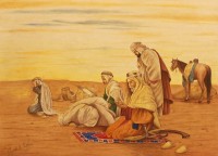 Syed A. Irfan, 10 x 13 Inch, Watercolor on Wasli, Figurative Painting, AC-SAI-020